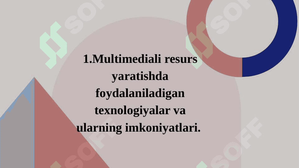 Multimediali resurslarni yaratishda foydalaniladigan texnologiyalar 5