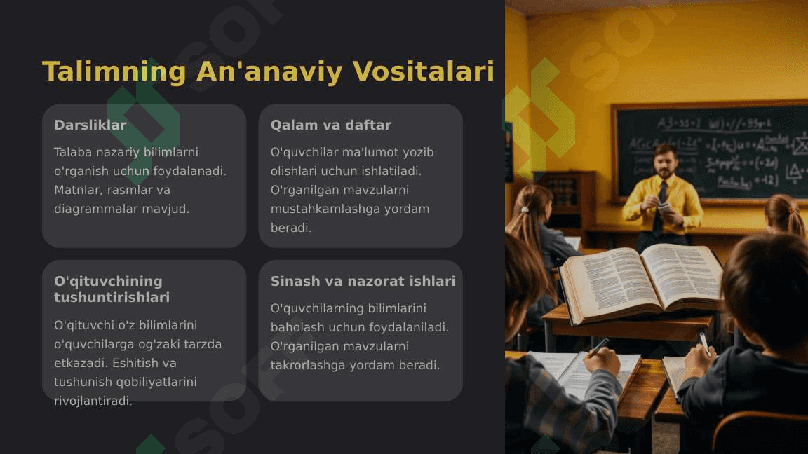 Talimning Shakllantiruvchi Shakllari va Vositalari 4