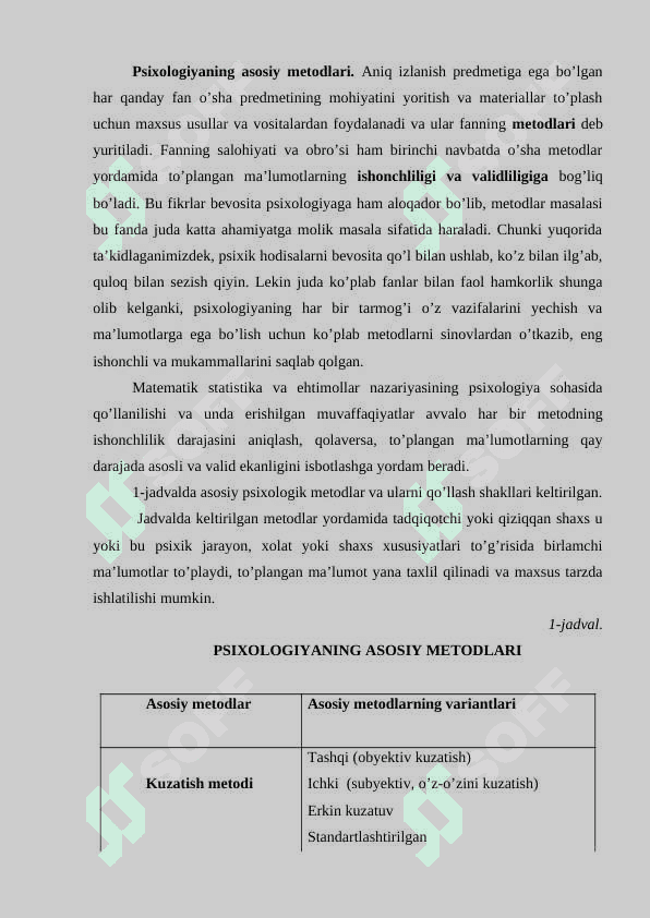 PEDAGOGIK PSIXOLOGIYANING METODLARI 2