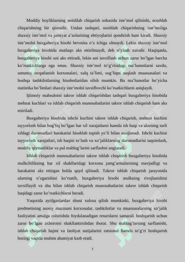 Xo'jalik mablag'larini guruhlanishi 7