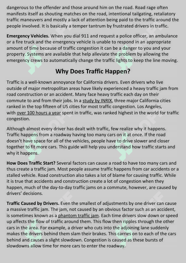 Traffic Jam Topics for Writing, Reading & Idea Generation! 4