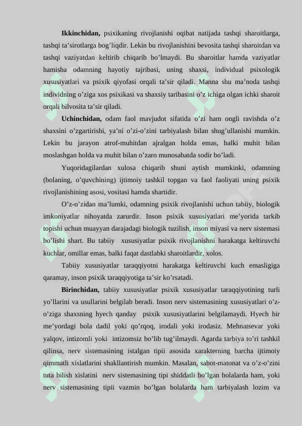 O’RGANISH VA O’QUV FAOLIYATI NAZARIYASI 3