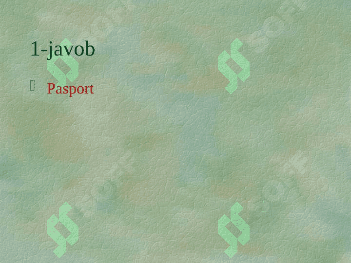 ZAKOVAT  INTELEKTUVAL O`YINI UCHUN 3