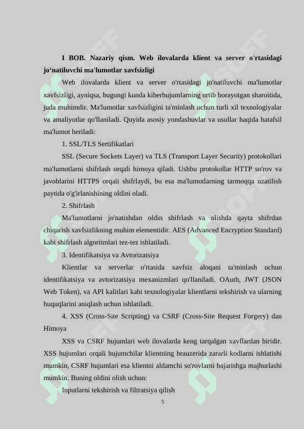 Loyiha ishi 5