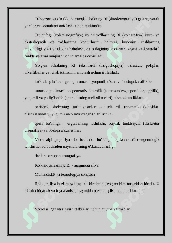 Rentgen diagnostikasi 3