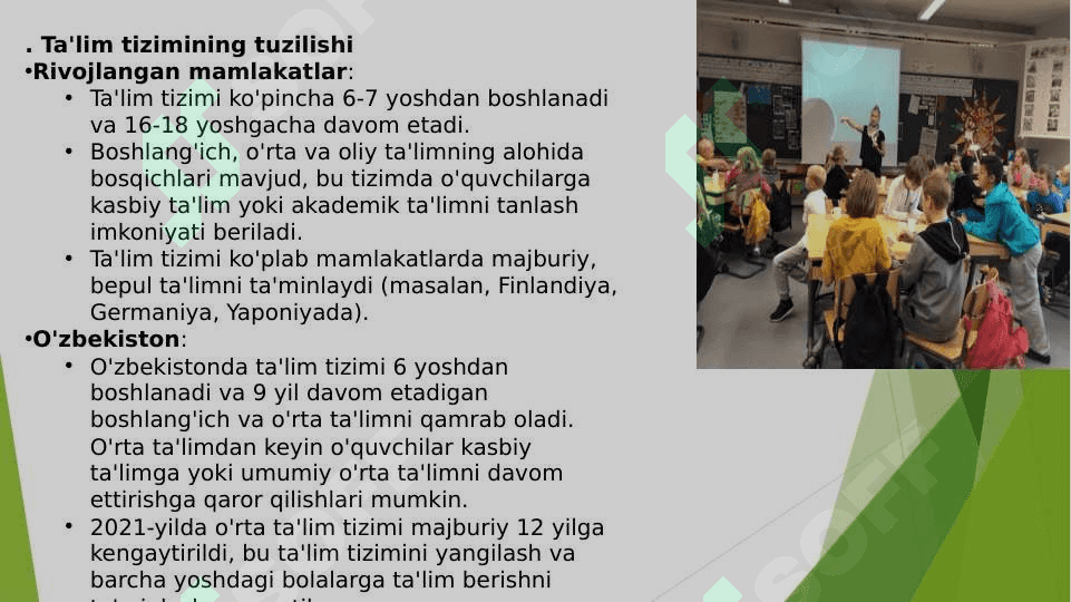 Rivojlangan mamlakatlar ta’lim   tizimi 4