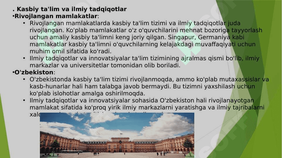 Rivojlangan mamlakatlar ta’lim   tizimi 8