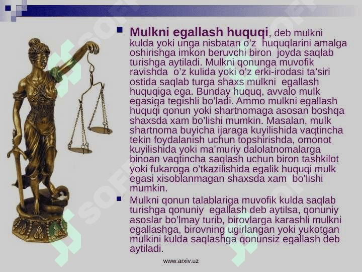 Mulk huquqi 7