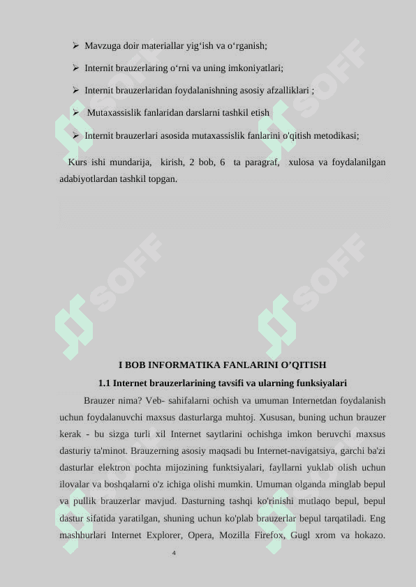 INFORMATIKA FANLARINI  O‘QITISHDA INTERNET BRAUZERLARDAN FOYDALANISHNING O‘RNI VA AHAMIYATI 4