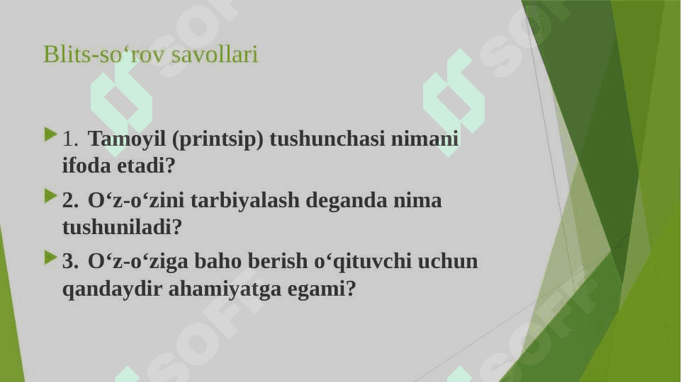 Oʻzini oʻzi tarbiyalash 3