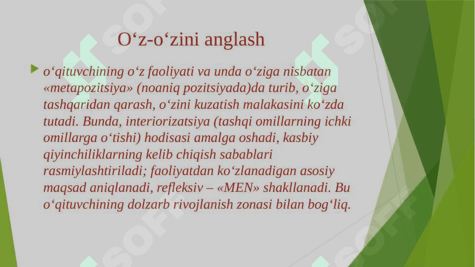 Oʻzini oʻzi tarbiyalash 8