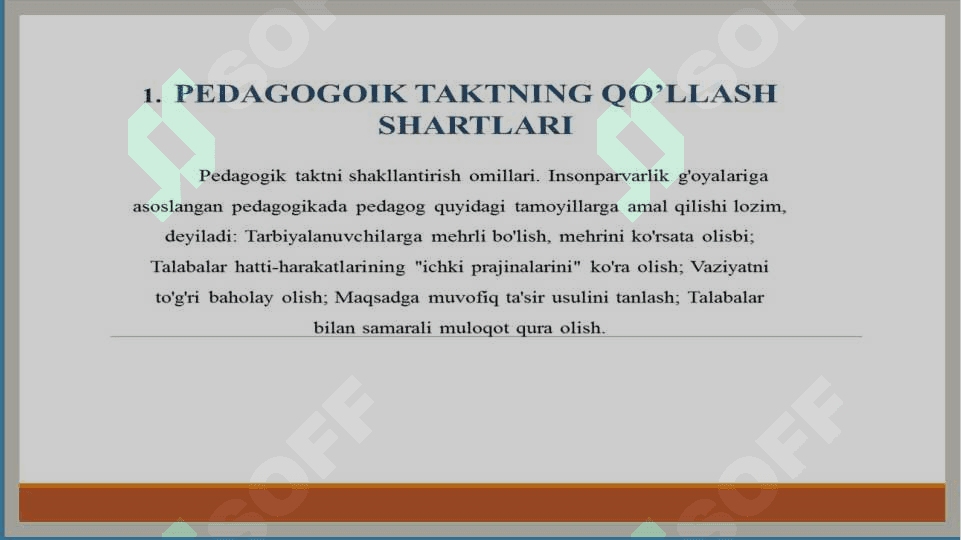 Pedagogik takt 6