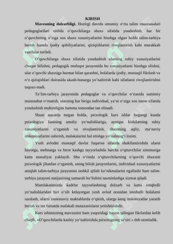 O‘QUVCHILARDA KASBIY YO‘NALTIRISHDA PSIXOLOGNING TA’SIRI 2