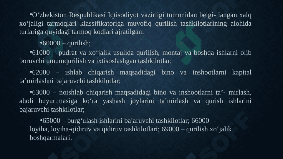 Qurilish tashkilotlarida moliyaviy natijalar auditining maqsadi vazifalari va ma'lumot manbaalari 3