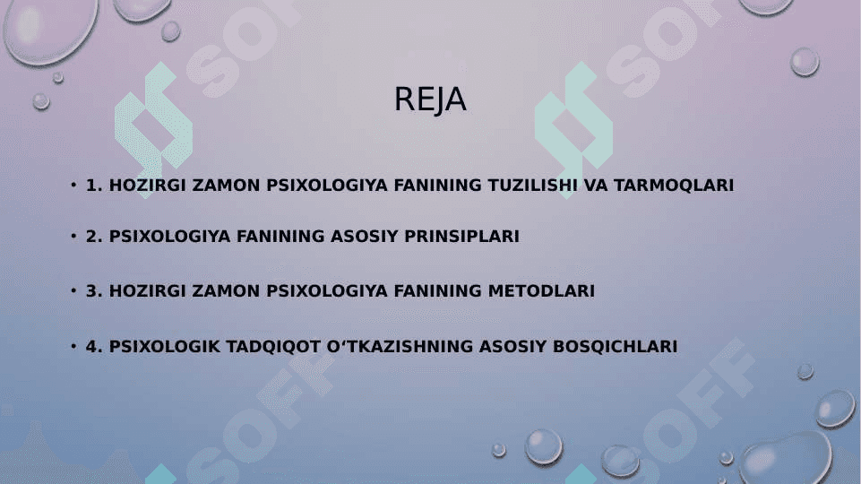 PSIXOLOGIYANING TADQIQOT   METODLARI VA TARMOQLARI 2