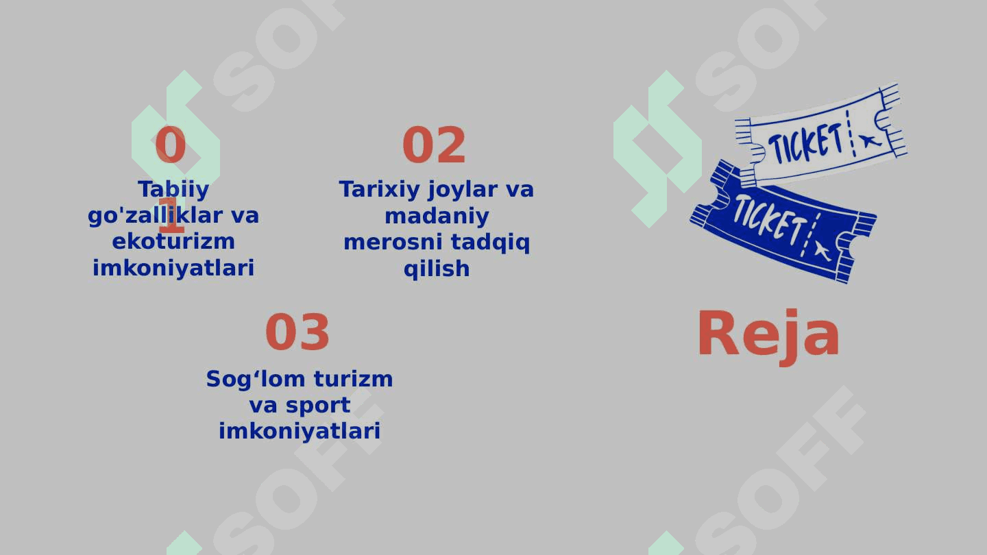 Qozogʻiston turizmning asosiy yoʻnalishlari va imkoniyatlari 2