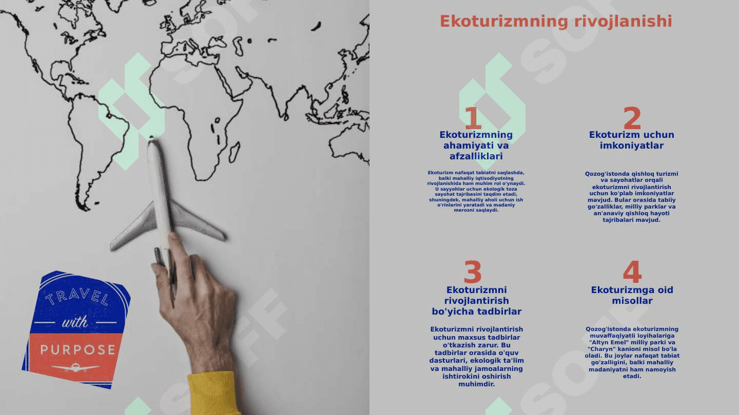Qozogʻiston turizmning asosiy yoʻnalishlari va imkoniyatlari 4