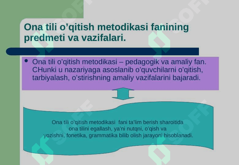 Ona tili o'qitish tamoyillari , ona tili o'qitish metodikasining boshqa fanlar bilan aloqadorligi 3