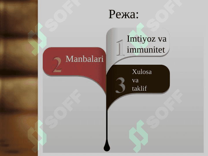BMT  a'zolari vakillari va mansabdor shaxslari imtiyozi va immunitetlari 2