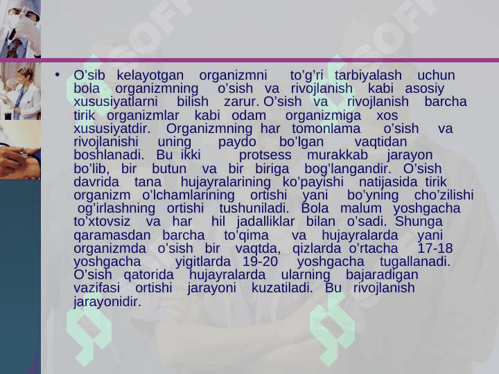 Yoshlik davrlarning morfologik va fiziologik xususiyatlari 3