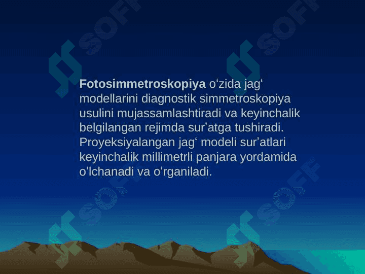 Stomatologiyada grafik tekshirish usullari 6