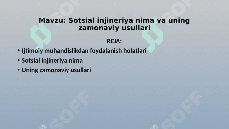 Sotsial injineriya nima va uning zamonaviy usullari.pptx 2