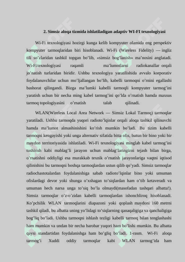 Simsiz aloqa tizimlarida ishlatiladigan adaptiv antennalar texnologiyalari.docx 8