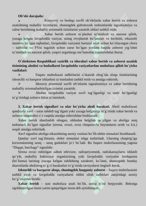 Tabiiy ofatlar va boshqa favqulotda holatlar 6