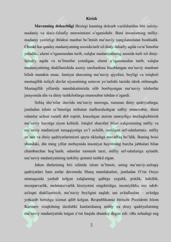 Jamiyat hayotida milliy urf – odatlarning ahamiyati 2