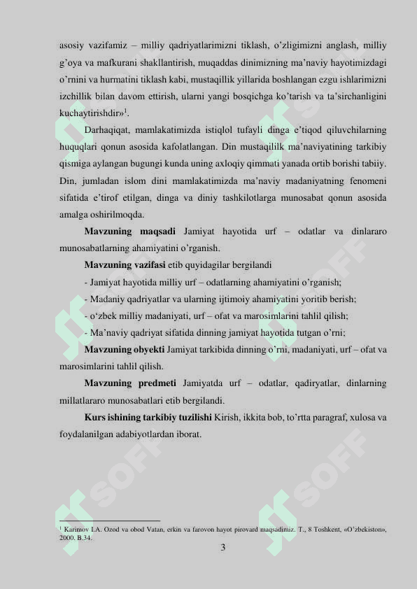 Jamiyat hayotida milliy urf – odatlarning ahamiyati 3