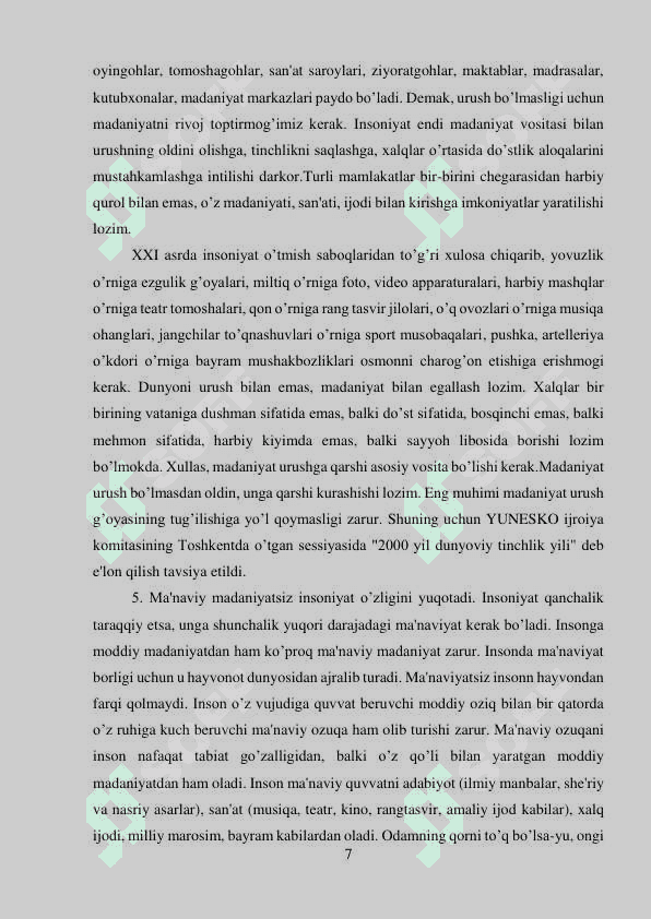 Jamiyat hayotida milliy urf – odatlarning ahamiyati 7