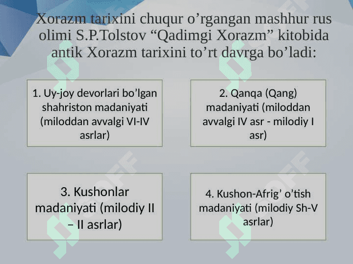 Xorazm arxeologiyasi 3