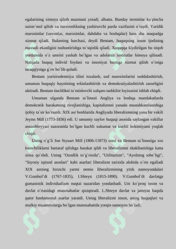 Xalqaro maydondagi jahon liberalizmi va uning asosiy tamoyillari 8