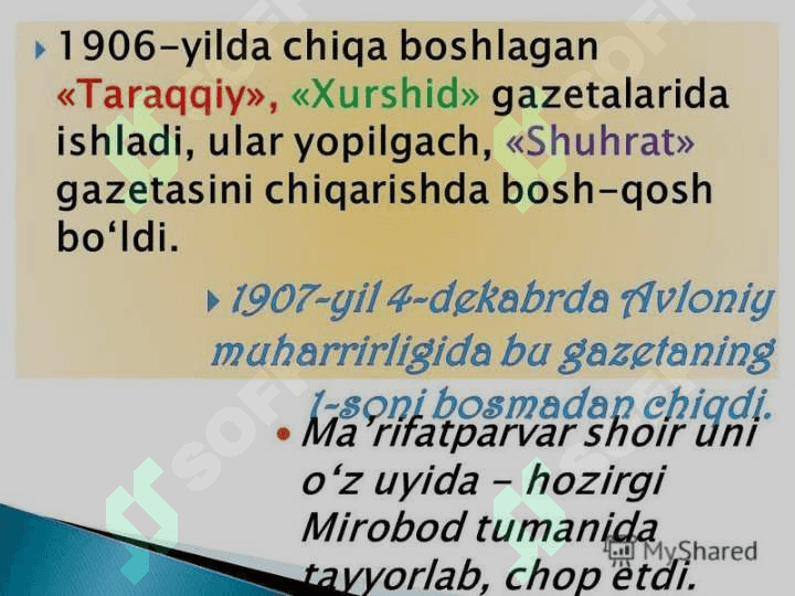Abdulla Avloniy hayoti va ijodiy faoliyati 8