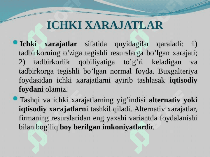 Ishlab chiqarish хarajatlari 5