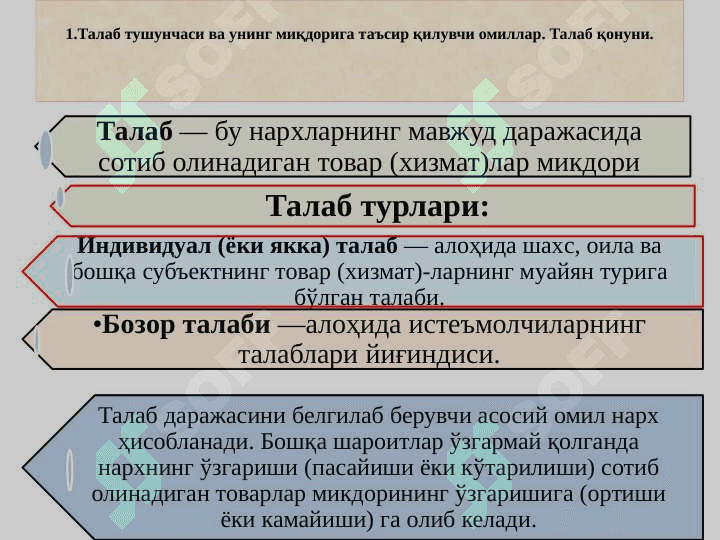 ТАЛАБ ВА ТАКЛИФ НАЗАРИЯСИ,  БОЗОР МУВОЗАНАТИ 2