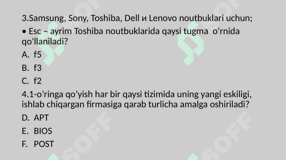 Windows operatsion tizimining oddiy va serverli sistemalarini kompyuterga o’rnatish. 3