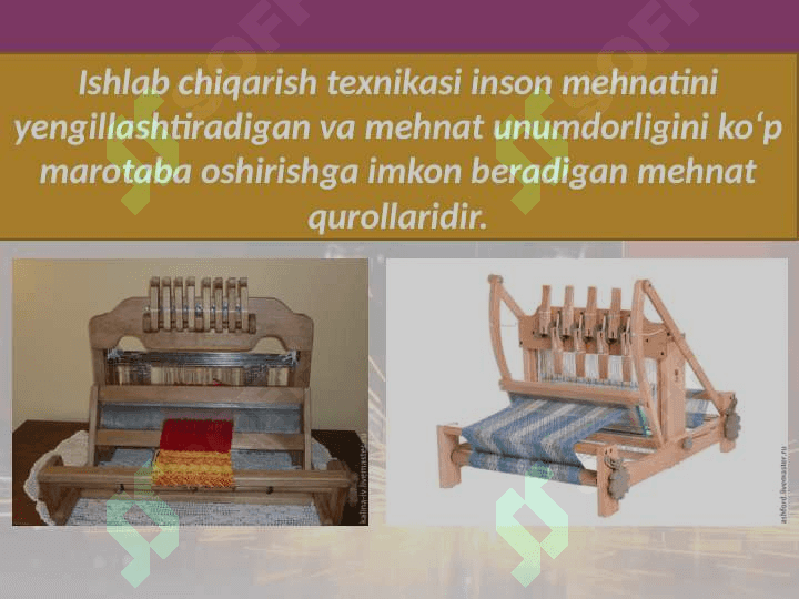 Ishlab chiqarish texnikasi. 2