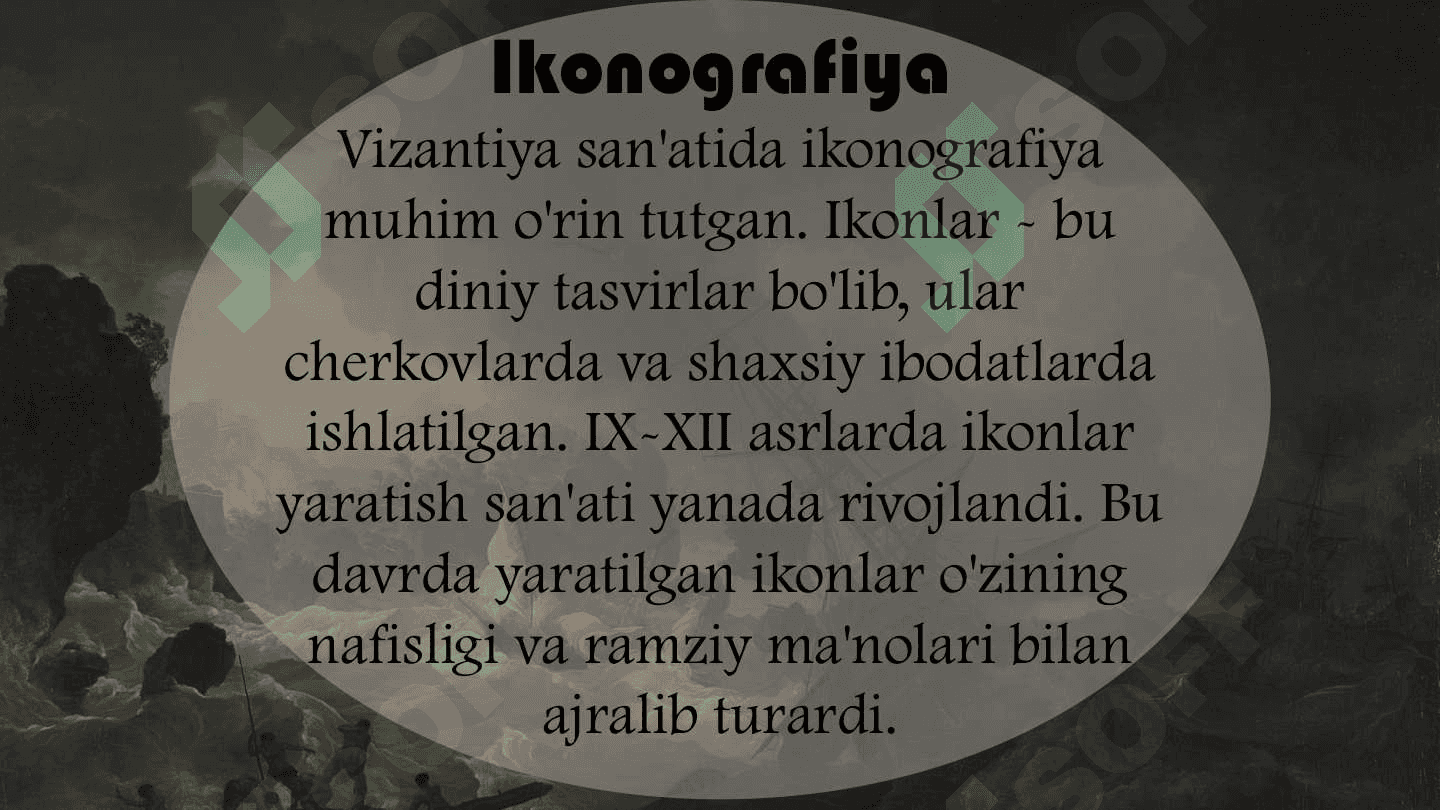 IX-XII ASR VIZANTIYA SAN'ATI 3