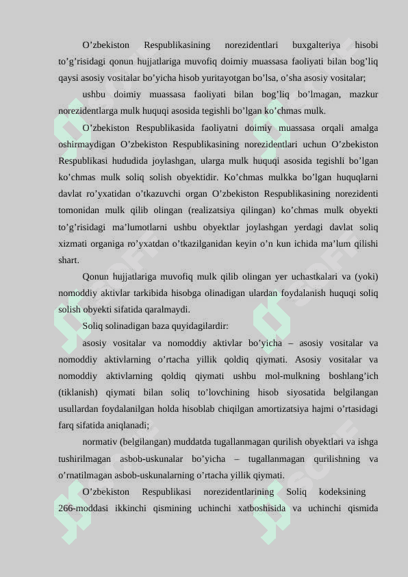 Maxalliy soliqlar va yig’imlar. 4