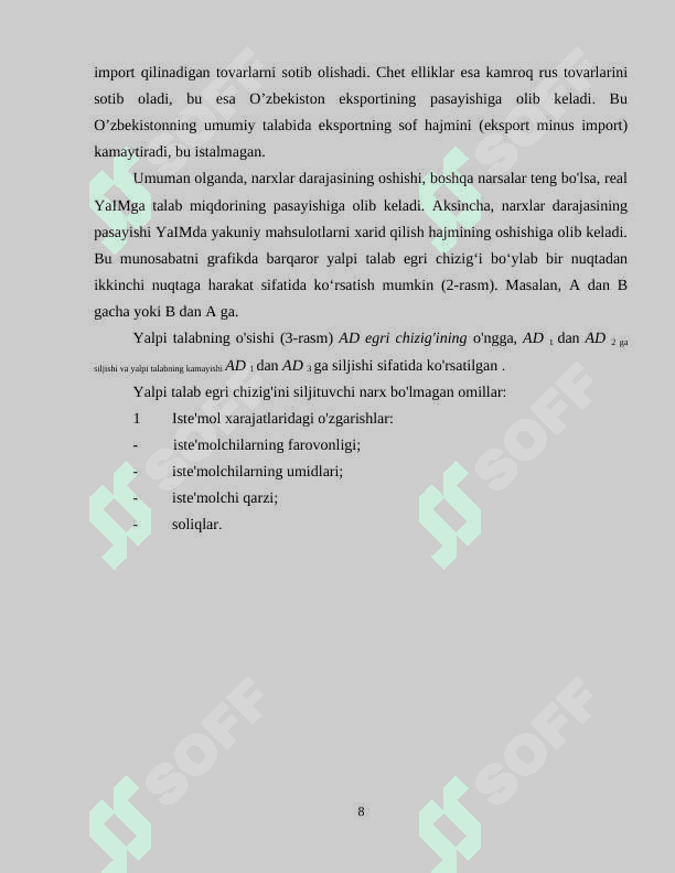 YALPI TALAB VA YALPI TAKLIF RAG'BATLANTIRISH YO'LLARI 6