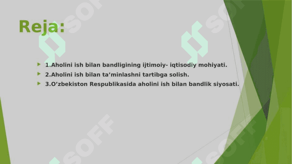 Aholini ish bilan bandligining shakllanishi va mohiyati pptx 2