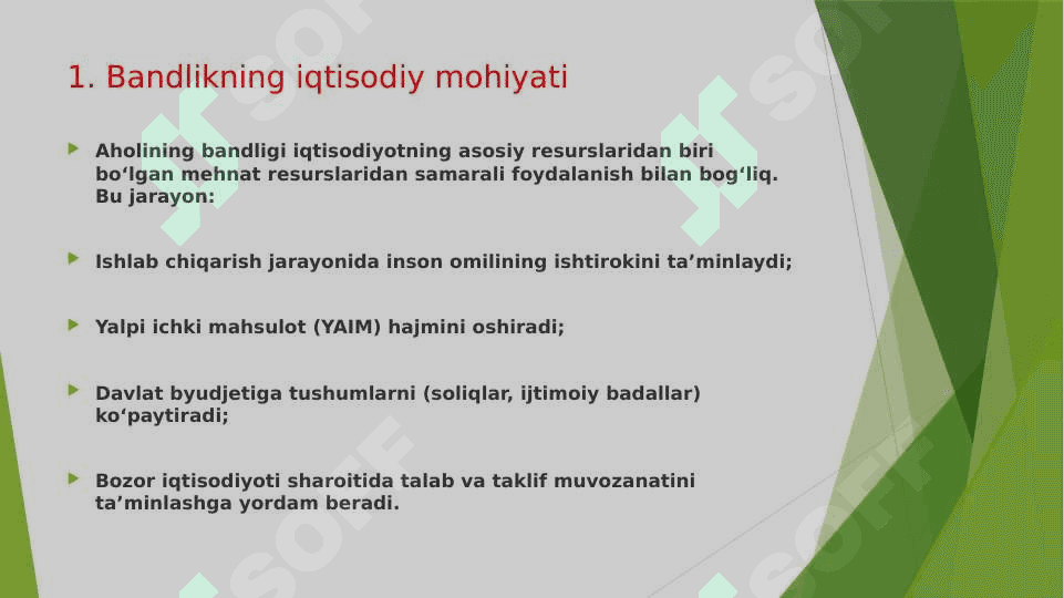 Aholini ish bilan bandligining shakllanishi va mohiyati pptx 4
