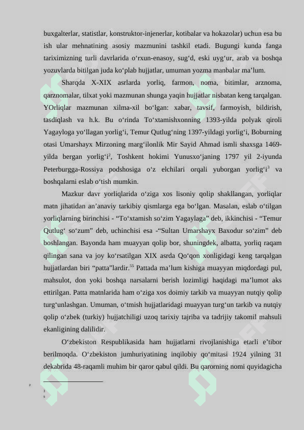 O‘zbekiston Respublikasida hujjatchilikning takomillashuvi 3