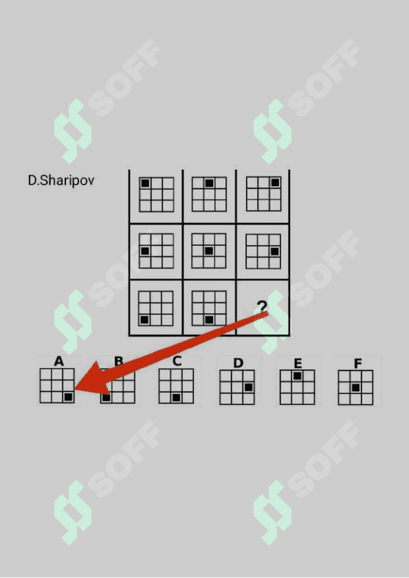Argos iq test savollari javoblari 6