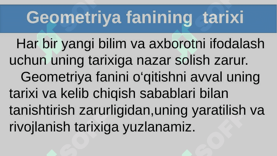 Geometriya fani va predmeti 2