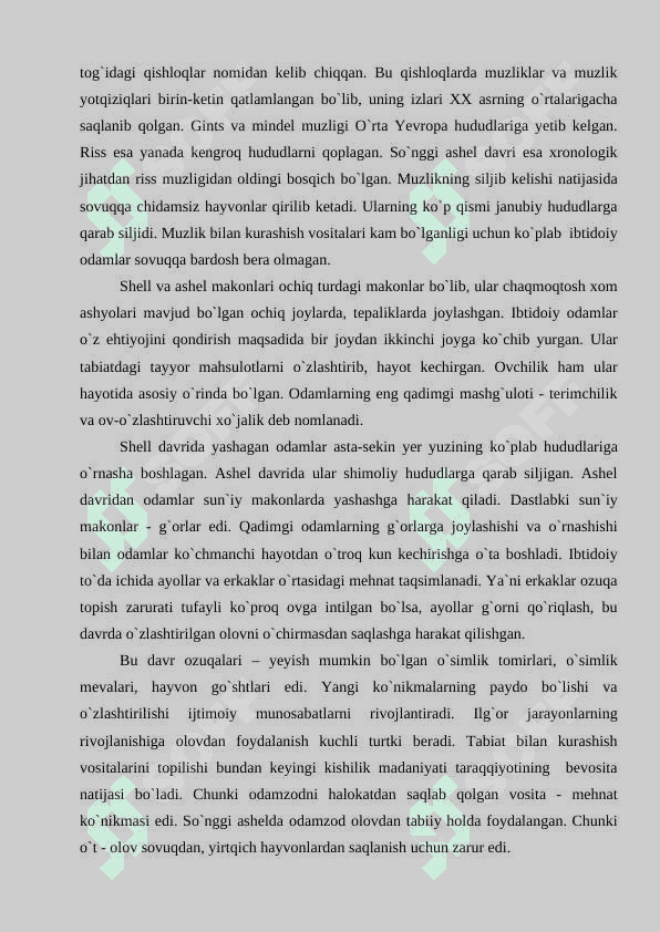 So'ngi paleolit davri manzilgohlari 7