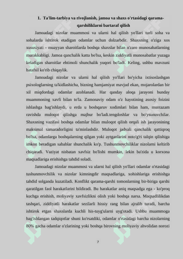 Kurs ishi 7