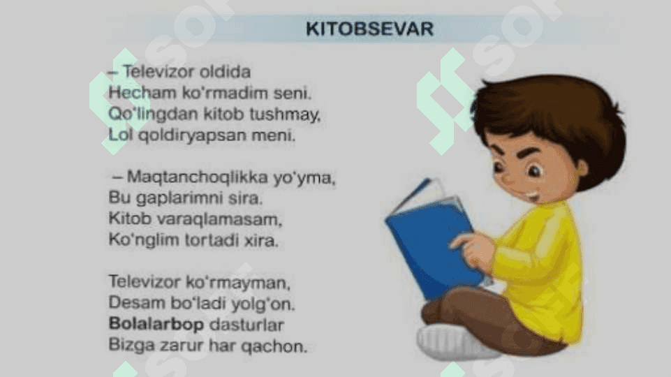 ’’Kitobsevar’’she`ri 2
