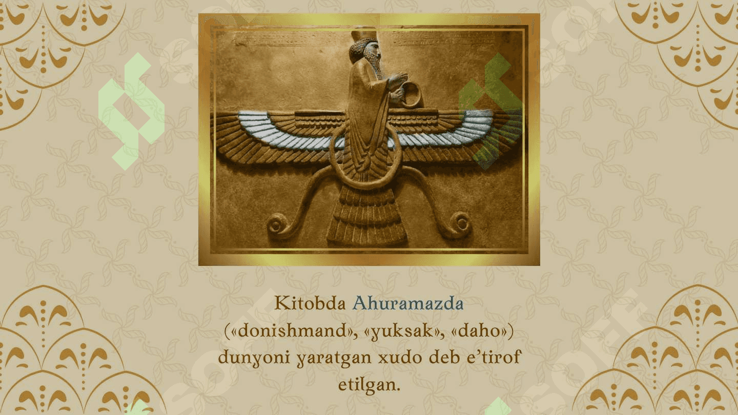Avestoda ijtimoiy-pedagogik g'oyalar 5